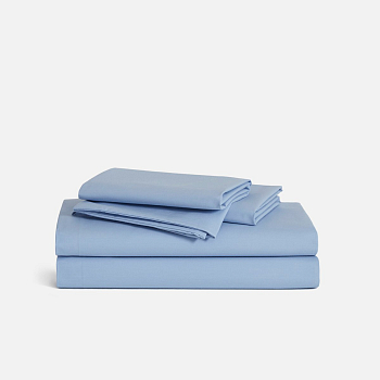 Простынь на резинке Italian Satin H30 COL.137 PLEINAIR (Голубое небо)