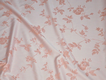 Pillow Case Lux Double Face Jacquard Modal Provance Peach 5/4 (светлые цветы)