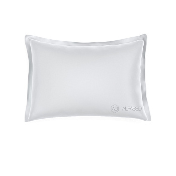 Pillow Case DeLuxe Percale Cotton White W 3/3