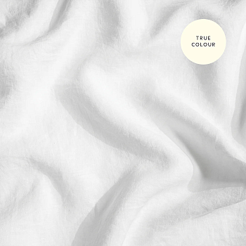 Duvet Cover 100% Italian Organic Linen BIANCO